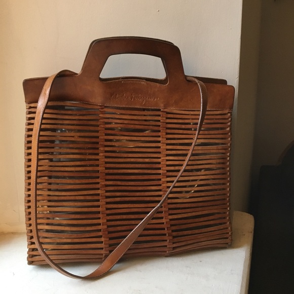 Vintage Salvatore Ferragamo Leather Bag - Picture 2 of 4